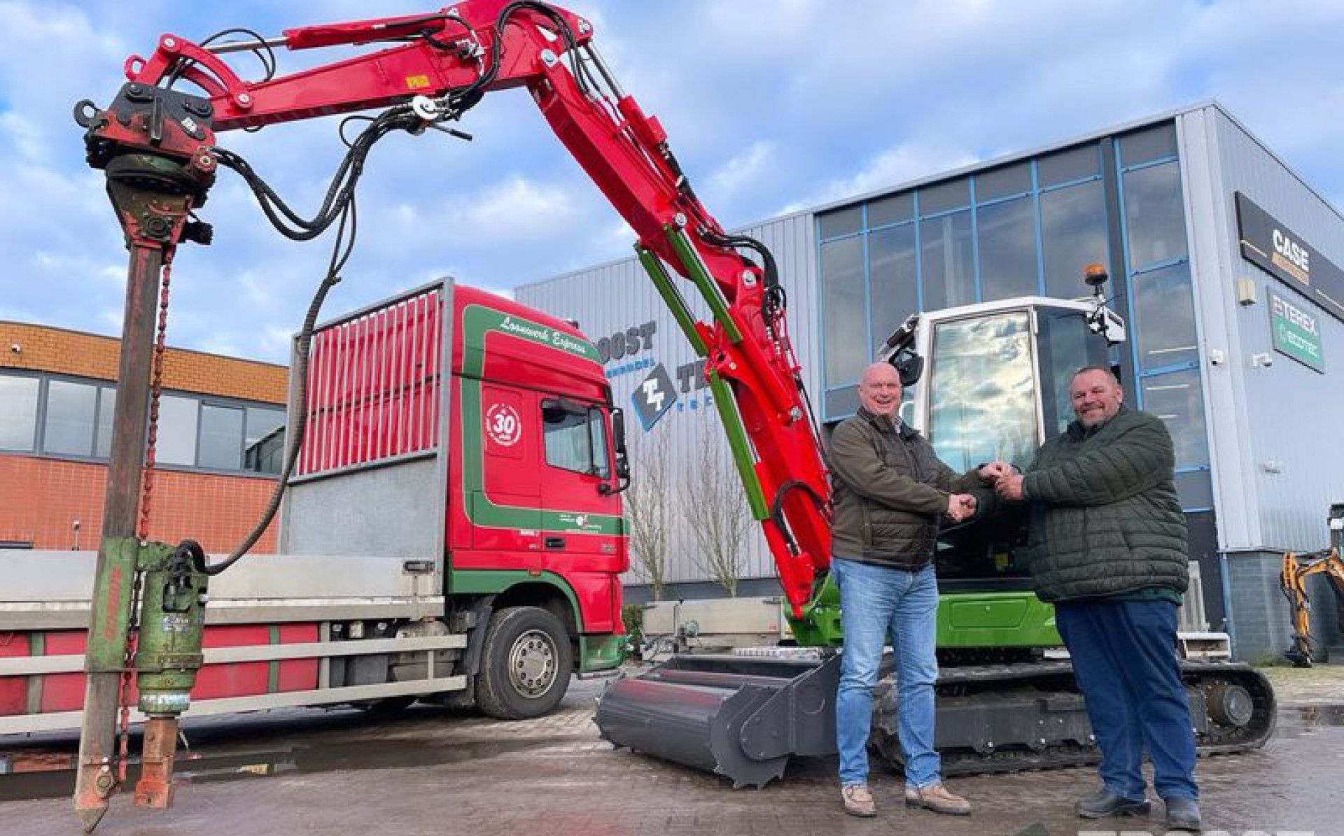Case CX65D voor Fruit- en Loonbedrijf Zwanenburg