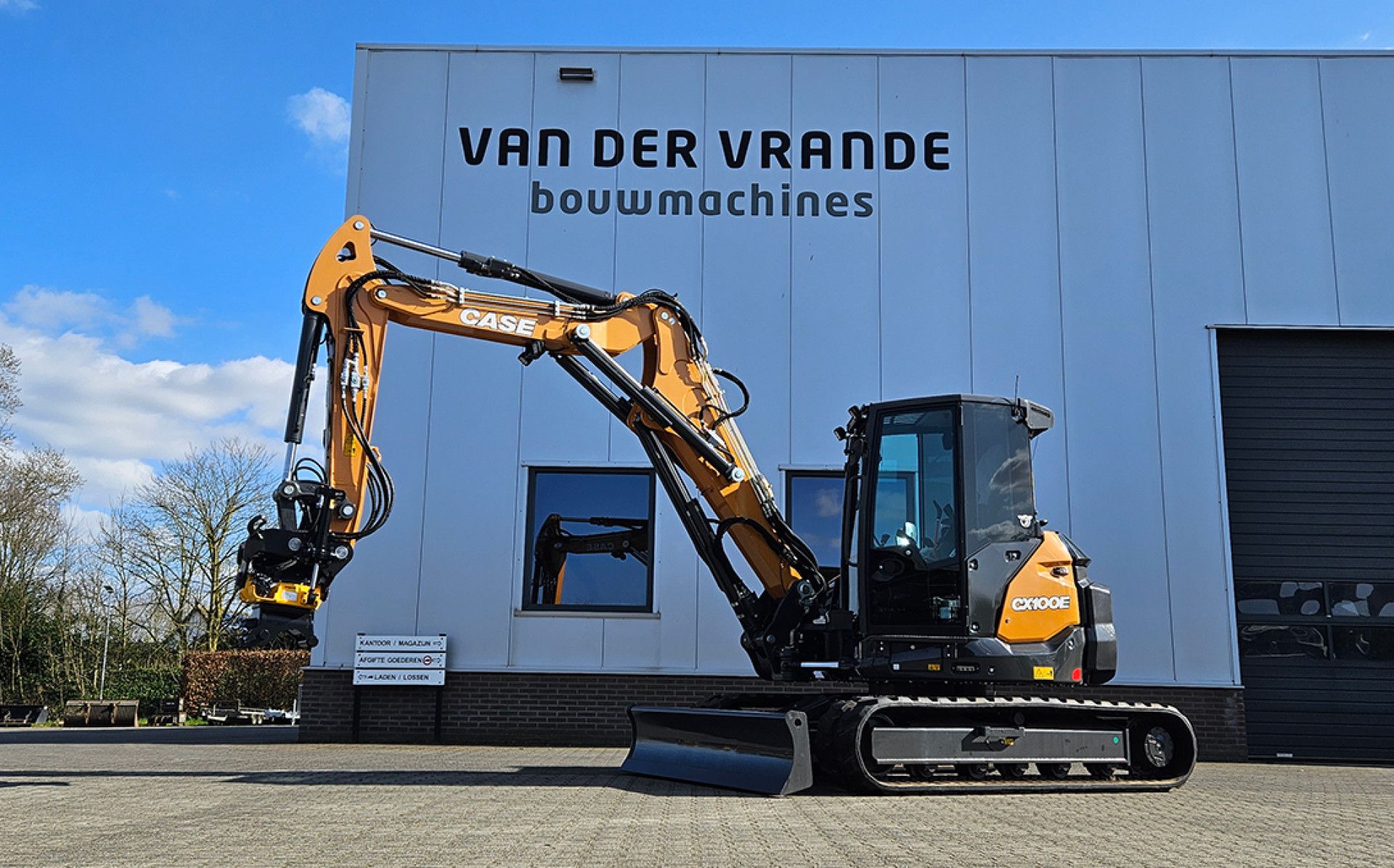 Case CX100E voor Beekmans Recycling uit Erp