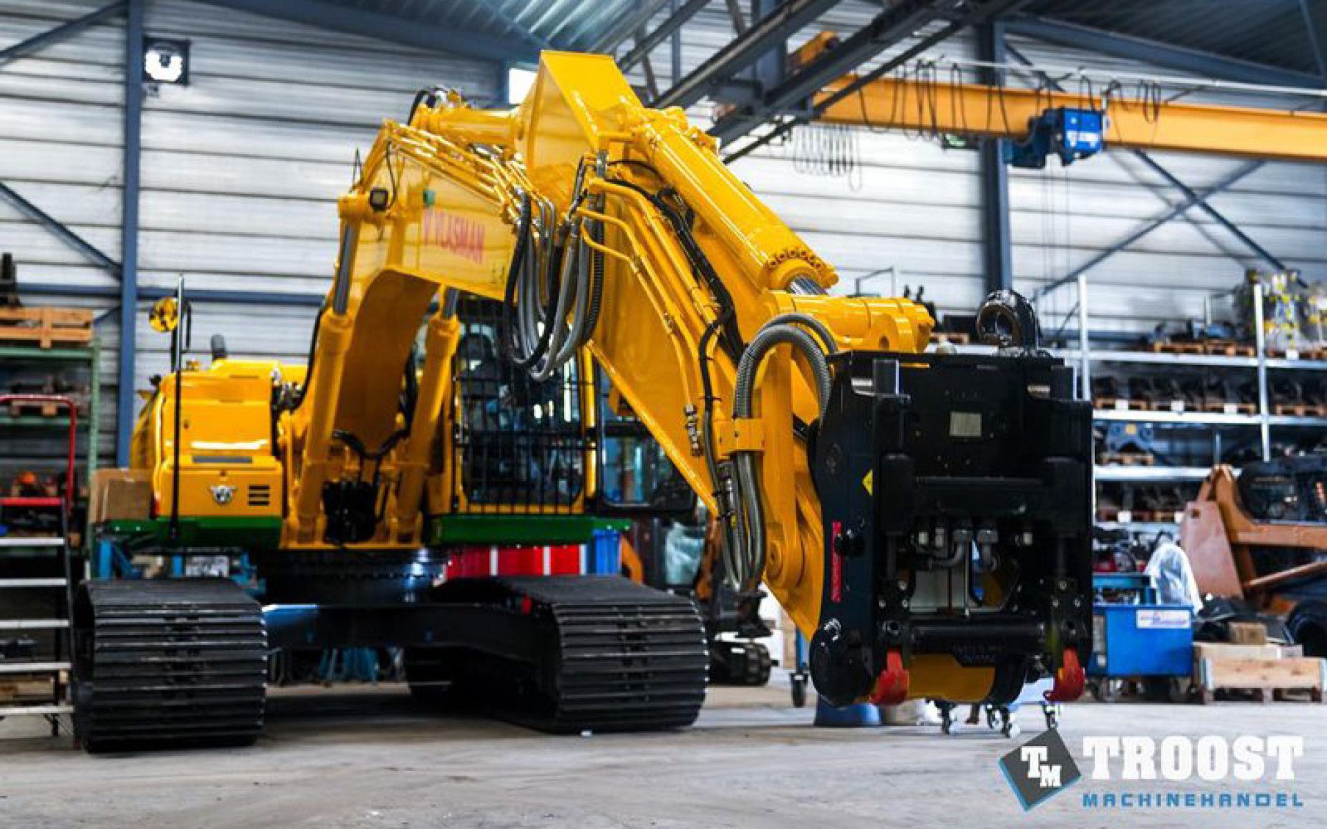 Case CX250E rupsgraafmachine voor Vlasman