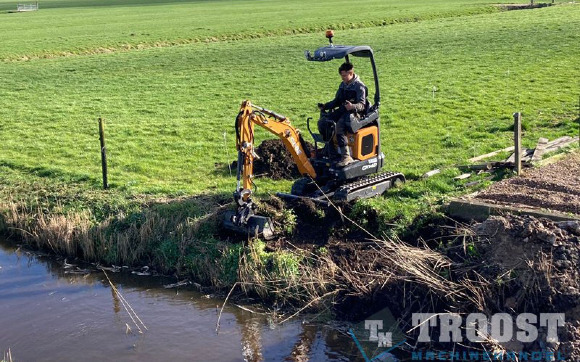Case CX14D voor Loonbedrijf Ton van Petten