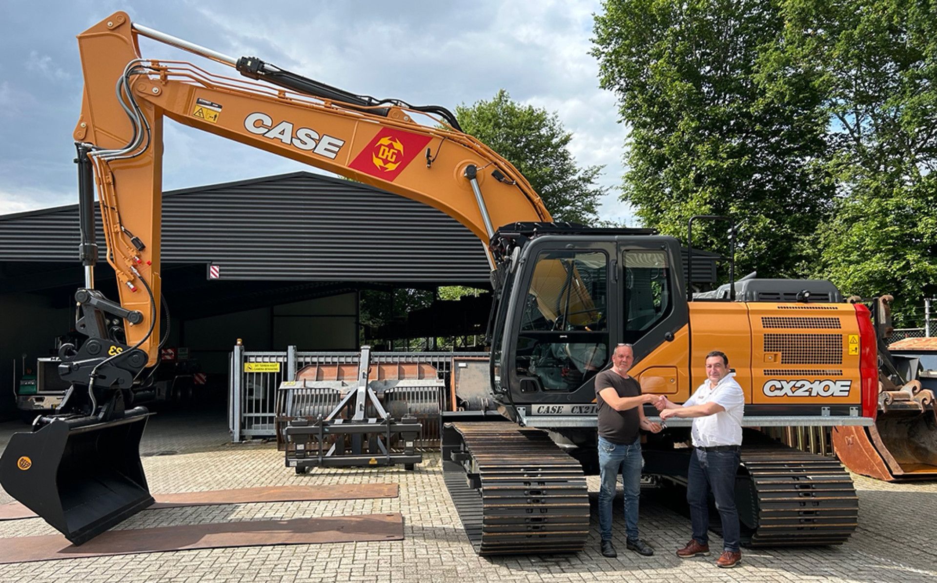 Case CX210E voor Dunnewind Groep te Ommen