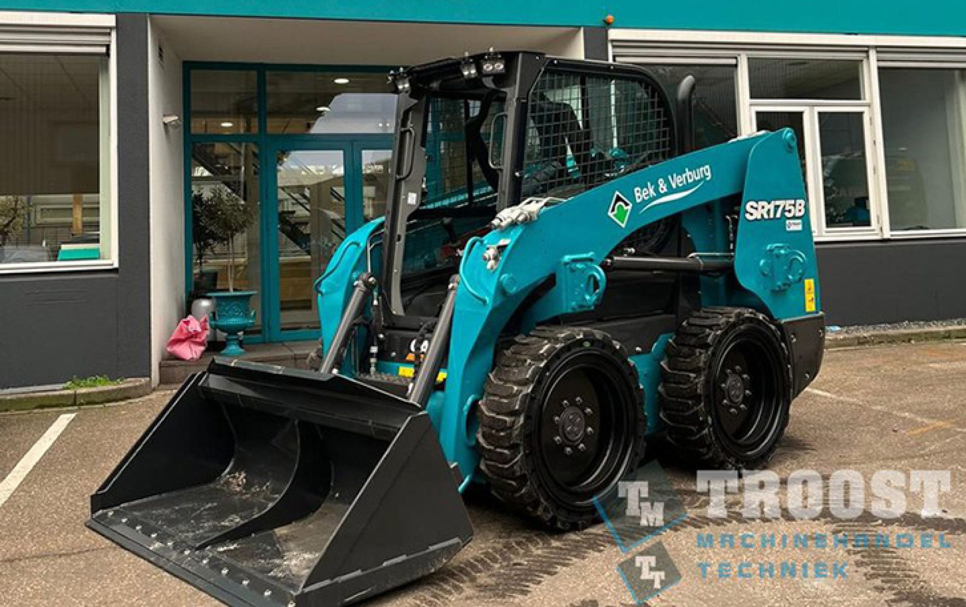 Case SR175B schranklader voor Bek & Verburg