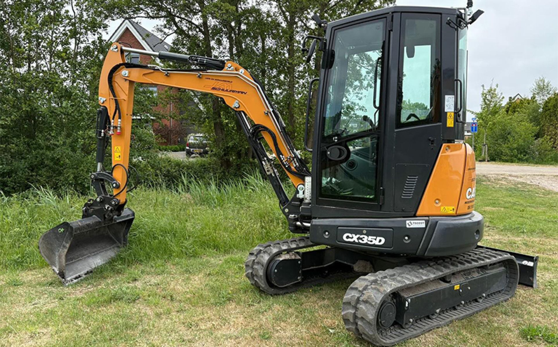 Case CX35D minigraver voor JM Schuurman
