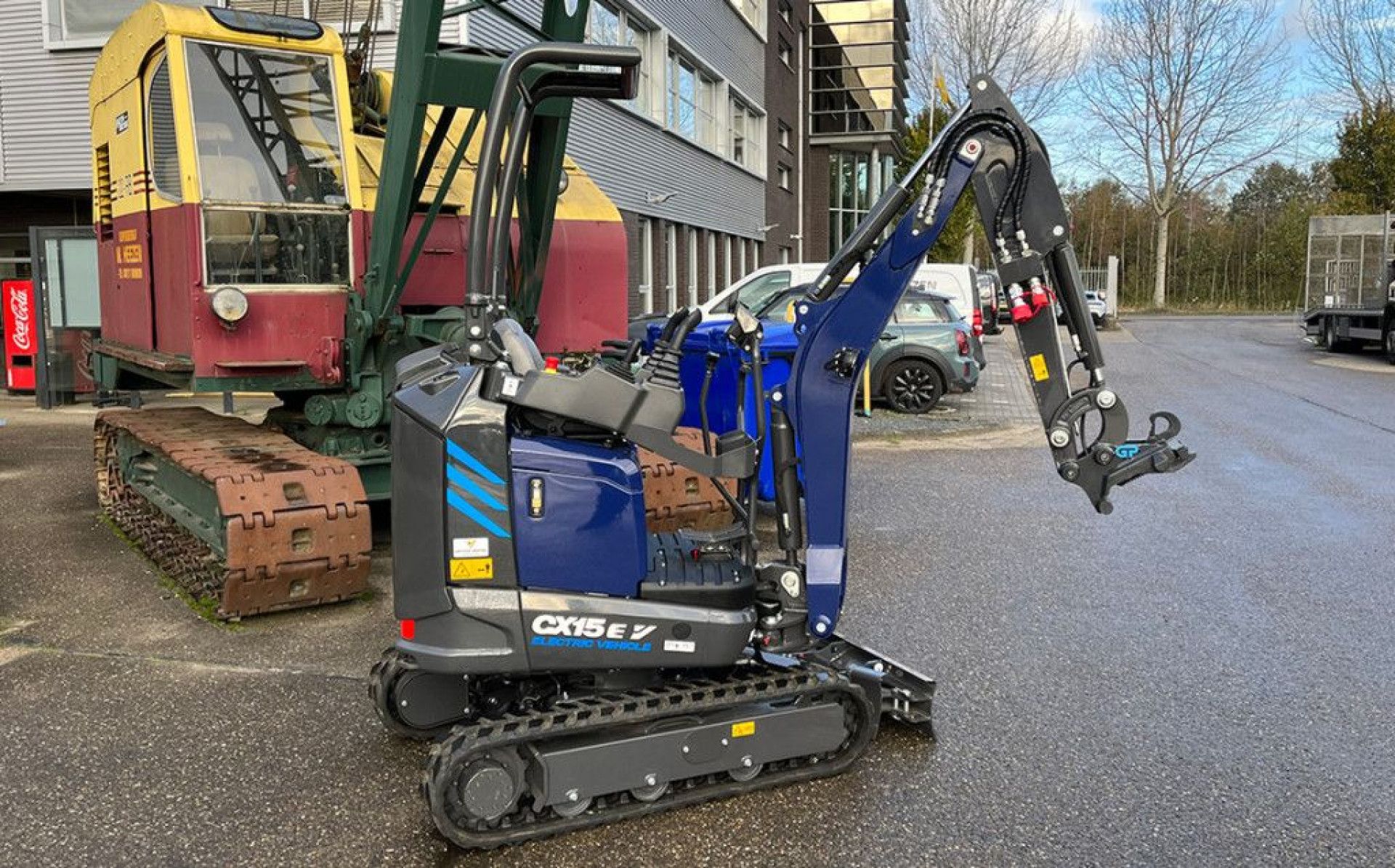 Elektrische Case CX15EV minigraver voor M. Heezen