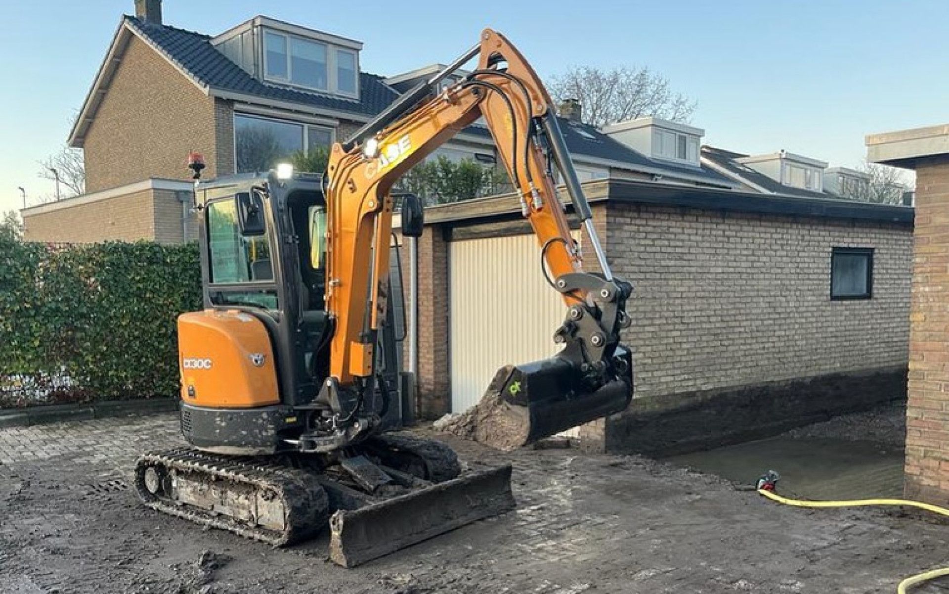 Case CX30C minigraver voor Van Roon Techniek
