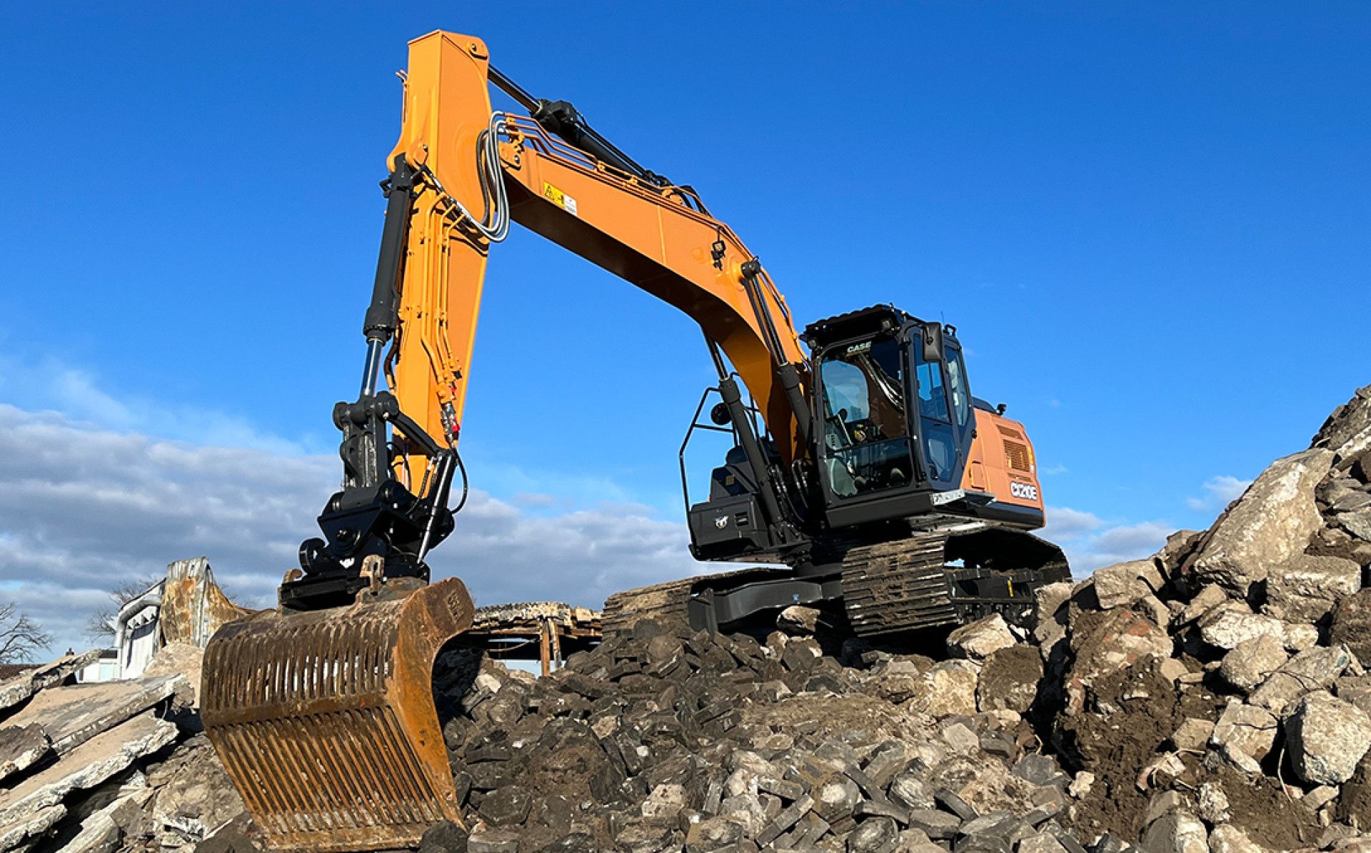 Case CX210E rupsgraafmachine voor Ben van Doren Grondwerk - 2