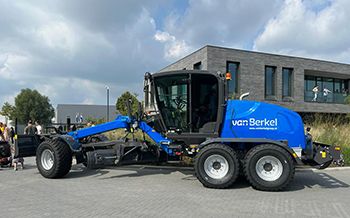 Case 836C grader voor Van Berkel Groep uit Veghel
