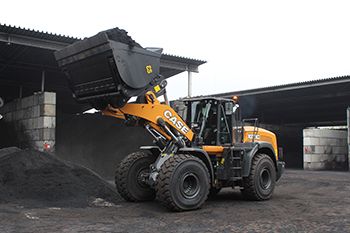 Case 1021G wiellader voor Reijnders BV