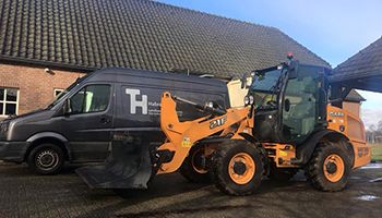 Compacte wiellader voor Habraken Landbouw en Constructie