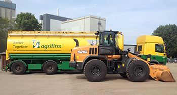 Case 521G-XR wiellader voor Agrifirm Feed Veghel