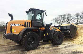 Case 521G-XR wiellader voor Elzen Farm