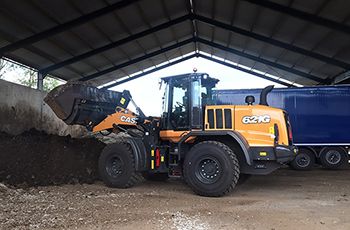 Complete Case 621G wiellader voor Agro Limburg