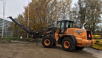 Nieuwe Case 721F XT voor Lievaart Grondwerken