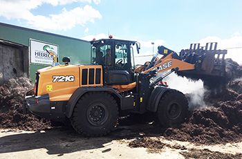 Case 721G shovel voor Loonbedrijf Heldens