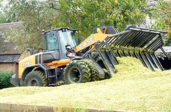 Nieuwe Case 721G wiellader voor Loonbedrijf Tim van der Meijden