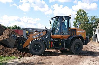 Stage V Case wiellader voor Van Beers Hoogeloon