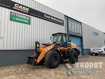 Case 721G wiellader voor Gebr. Van Ginneken