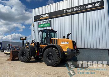 Case 821G wiellader voor Maatschap Bogers