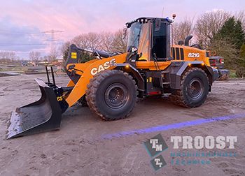 Case 821G wiellader voor Hofland Beverwijk