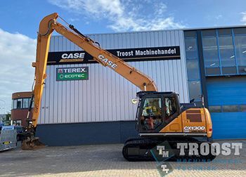 Case CX130D Long reach voor Loonbedrijf J.M. Van Vliet