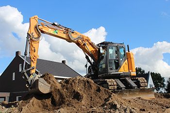 Case CX145D-SR rupsgraafmachine voor W.H. Heijmans BV