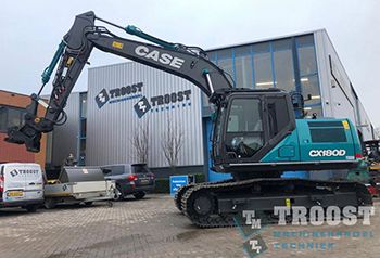 Nieuwe Case CX180D rupsgraafmachine voor Blokland