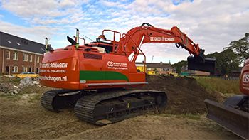 Nieuwe Case CX210D voor De Groot & Schagen