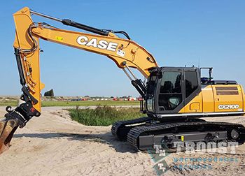 Case CX210D voor Loonbedrijf en Dienstverlening A.J. Boer