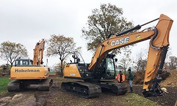 Case CX21OD voor Hobelman uit Halle