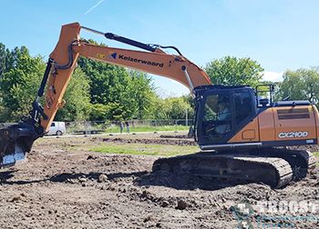 Nieuwe Case CX210D voor Keizerwaard B.V.