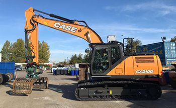 Twee nieuwe Case machines voor Renewi Klok Rotterdam