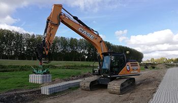 Nieuwe Case CX210D voor L.A.W. Tol