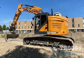 Kuipers Infra heeft een nieuwe Case CX245D-SR aangeschaft