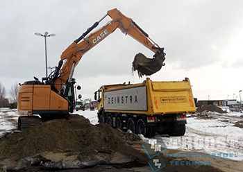 Case CX245D-SR rupskraan voor Zeinstra