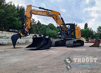 Case CX245D SR voor Dijkshoorn Grondwerken