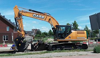 Case CX250D voor J.L. van der Helm Grondverzet