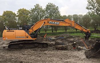 Case CX250D voor Maatschap Voshart