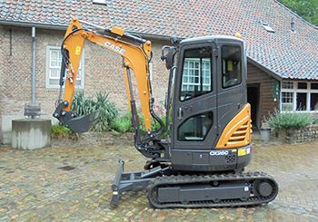 Nieuwe Case CX26C minigraver voor Laurens van der Eerden