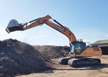 Nieuwe Case CX300D voor Indaver BV