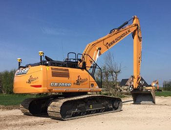 Case CX300D voor Kuipers Infra en de Zanddijk