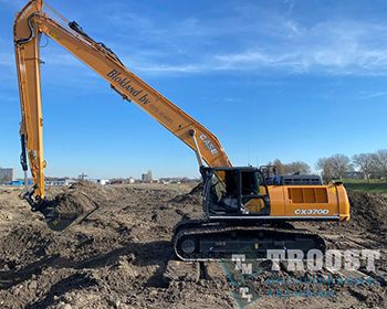 Case CX370D rupskraan voor Blokland BV uit Ter Aar