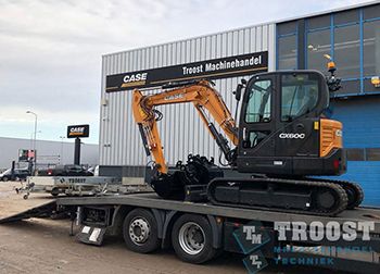 Nieuwe Case CX60C voor Tanis Goeree Materieel BV