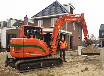 Nieuwe Case CX80C voor De Groot & Schagen