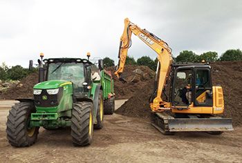 Case duo: CX80C en CX210C voor Loonbedrijf Van der Schee
