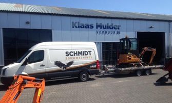 Klaas Mulder Verhuur te Staphorst breidt zijn verhuurvloot uit met een nieuwe CASE CX18B minigraver