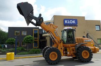 CASE 821F geleverd aan Klok Containers in Rotterdam