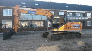 Case CX210C voor Kuipers Infra