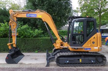Kuipers Infra werkt voortaan ook met Case CX80C midigraver