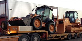 4 CASE machines voor het MIDDEN-OOSTEN