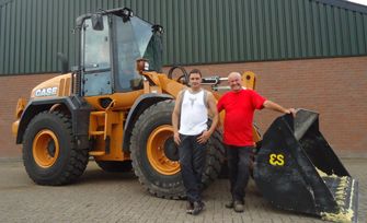 CASE 521F wiellader voor Maatschap Van Leeuwen-Aarts
